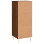 Aparador madera de ingeniería marrón roble 34,5x34x90 cm de vidaXL, Aparadores - Ref: Foro24-830435, Precio: 62,29 €, Descuen...
