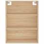 Aparador alto madera contrachapada color roble 69,5x34x180 cm de vidaXL, Aparadores - Ref: Foro24-3189224, Precio: 143,32 €, ...