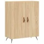 High oak-colored plywood sideboard 69.5x34x180 cm by vidaXL, Sideboards - Ref: Foro24-3189224, Price: 134,25 €, Discount: %