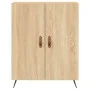 High oak-colored plywood sideboard 69.5x34x180 cm by vidaXL, Sideboards - Ref: Foro24-3189224, Price: 134,25 €, Discount: %