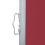 Toldo lateral retráctil rojo 100x1000 cm en Sombrillas | Comprar online en Foru.es