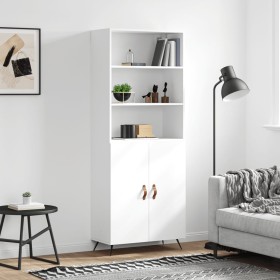 Aparador alto madera contrachapada blanco 69,5x34x180 cm de vidaXL, Aparadores - Ref: Foro24-3189221, Precio: 130,45 €, Descu...