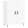 Aparador alto madera contrachapada blanco 69,5x34x180 cm de vidaXL, Aparadores - Ref: Foro24-3189221, Precio: 128,76 €, Descu...