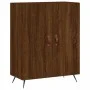 Aparador alto madera contrachapada marrón roble 69,5x34x180 cm de vidaXL, Aparadores - Ref: Foro24-3189228, Precio: 145,82 €,...