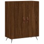 Aparador alto madera contrachapada marrón roble 69,5x34x180 cm de vidaXL, Aparadores - Ref: Foro24-3189228, Precio: 155,96 €,...