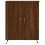 Aparador alto madera contrachapada marrón roble 69,5x34x180 cm de vidaXL, Aparadores - Ref: Foro24-3189228, Precio: 145,82 €,...