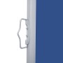 Toldo lateral retráctil azul 120x1000 cm en Sombrillas | Comprar online en Foru.es