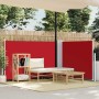 Toldo lateral retráctil rojo 120x1000 cm en Sombrillas | Comprar online en Foru.es