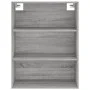 Aparador alto madera contrachapada gris sonoma 69,5x34x180 cm de vidaXL, Aparadores - Ref: Foro24-3189227, Precio: 129,87 €, ...