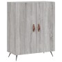 Aparador alto madera contrachapada gris sonoma 69,5x34x180 cm de vidaXL, Aparadores - Ref: Foro24-3189227, Precio: 137,53 €, ...