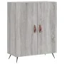 Aparador alto madera contrachapada gris sonoma 69,5x34x180 cm de vidaXL, Aparadores - Ref: Foro24-3189227, Precio: 129,87 €, ...