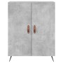 Aparador alto madera contrachapada gris hormigón 69,5x34x180 cm de vidaXL, Aparadores - Ref: Foro24-3189225, Precio: 132,08 €...