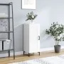 Glossy white plywood sideboard 34.5x34x90 cm by vidaXL, Sideboards - Ref: Foro24-830446, Price: 65,42 €, Discount: %