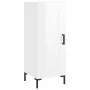 Glossy white plywood sideboard 34.5x34x90 cm by vidaXL, Sideboards - Ref: Foro24-830446, Price: 65,42 €, Discount: %