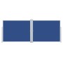 Toldo lateral retráctil azul 140x1000 cm en Sombrillas | Comprar online en Foru.es