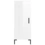 Glossy white plywood sideboard 34.5x34x90 cm by vidaXL, Sideboards - Ref: Foro24-830446, Price: 65,42 €, Discount: %