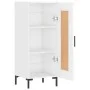 Glossy white plywood sideboard 34.5x34x90 cm by vidaXL, Sideboards - Ref: Foro24-830446, Price: 65,42 €, Discount: %