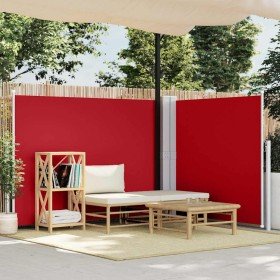 Toldo lateral retráctil rojo 140x1000 cm en Sombrillas | Comprar online en Foru.es