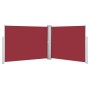 Toldo lateral retráctil rojo 140x1000 cm en Sombrillas | Comprar online en Foru.es