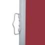 Toldo lateral retráctil rojo 140x1000 cm en Sombrillas | Comprar online en Foru.es
