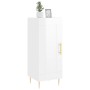 Aparador de madera contrachapada blanco brillante 34,5x34x90 cm de vidaXL, Aparadores - Ref: Foro24-830430, Precio: 62,30 €, ...