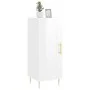 Aparador de madera contrachapada blanco brillante 34,5x34x90 cm de vidaXL, Aparadores - Ref: Foro24-830430, Precio: 61,54 €, ...