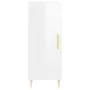 Aparador de madera contrachapada blanco brillante 34,5x34x90 cm de vidaXL, Aparadores - Ref: Foro24-830430, Precio: 61,54 €, ...