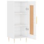 Aparador de madera contrachapada blanco brillante 34,5x34x90 cm de vidaXL, Aparadores - Ref: Foro24-830430, Precio: 62,30 €, ...