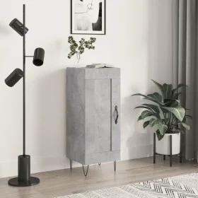Aparador de madera contrachapada gris hormigón 34,5x34x90 cm de vidaXL, Aparadores - Ref: Foro24-830440, Precio: 55,50 €, Des...