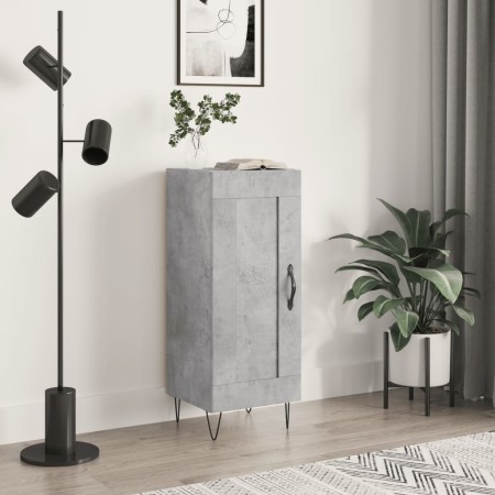 Aparador de madera contrachapada gris hormigón 34,5x34x90 cm de vidaXL, Aparadores - Ref: Foro24-830440, Precio: 56,18 €, Des...