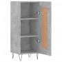 Aparador de madera contrachapada gris hormigón 34,5x34x90 cm de vidaXL, Aparadores - Ref: Foro24-830440, Precio: 56,18 €, Des...