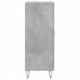 Aparador de madera contrachapada gris hormigón 34,5x34x90 cm de vidaXL, Aparadores - Ref: Foro24-830440, Precio: 56,18 €, Des...