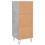 Aparador de madera contrachapada gris hormigón 34,5x34x90 cm de vidaXL, Aparadores - Ref: Foro24-830440, Precio: 55,50 €, Des...