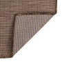 Alfombra de exterior de tejido plano marrón 160x230 cm de vidaXL, Alfombras - Ref: Foro24-340790, Precio: 72,50 €, Descuento: %