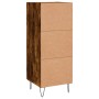 Aparador madera de ingeniería roble ahumado 34,5x34x90 cm de vidaXL, Aparadores - Ref: Foro24-830441, Precio: 57,04 €, Descue...