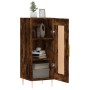 Aparador madera de ingeniería roble ahumado 34,5x34x90 cm de vidaXL, Aparadores - Ref: Foro24-830433, Precio: 60,49 €, Descue...