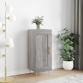 Aparador madera de ingeniería gris Sonoma 34,5x34x90 cm de vidaXL, Aparadores - Ref: Foro24-830434, Precio: 64,15 €, Descuent...