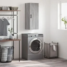 Sonoma gray wall cabinet 34.5x34x90 cm by vidaXL, Sideboards - Ref: Foro24-828866, Price: 49,36 €, Discount: %