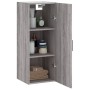 Armario de pared gris Sonoma 34,5x34x90 cm de vidaXL, Aparadores - Ref: Foro24-828866, Precio: 49,97 €, Descuento: %