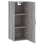 Armario de pared gris Sonoma 34,5x34x90 cm de vidaXL, Aparadores - Ref: Foro24-828866, Precio: 49,97 €, Descuento: %