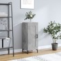 Aparador de madera contrachapada gris hormigón 34,5x34x90 cm de vidaXL, Aparadores - Ref: Foro24-830448, Precio: 60,67 €, Des...