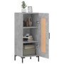Aparador de madera contrachapada gris hormigón 34,5x34x90 cm de vidaXL, Aparadores - Ref: Foro24-830448, Precio: 60,67 €, Des...