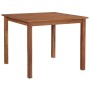 Mesa de jardín madera maciza de acacia 85x85x74 cm en Mesas de jardín | Comprar online en Foru.es