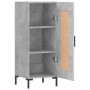 Aparador de madera contrachapada gris hormigón 34,5x34x90 cm de vidaXL, Aparadores - Ref: Foro24-830448, Precio: 60,67 €, Des...
