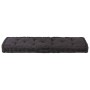 Cojín para palés algodón negro 120x40x7 cm en Decoración | Comprar online en Foru.es