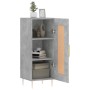 Aparador de madera contrachapada gris hormigón 34,5x34x90 cm de vidaXL, Aparadores - Ref: Foro24-830432, Precio: 57,55 €, Des...