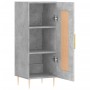 Aparador de madera contrachapada gris hormigón 34,5x34x90 cm de vidaXL, Aparadores - Ref: Foro24-830432, Precio: 57,55 €, Des...