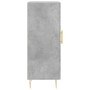 Aparador de madera contrachapada gris hormigón 34,5x34x90 cm de vidaXL, Aparadores - Ref: Foro24-830432, Precio: 57,55 €, Des...