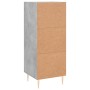 Aparador de madera contrachapada gris hormigón 34,5x34x90 cm de vidaXL, Aparadores - Ref: Foro24-830432, Precio: 57,55 €, Des...