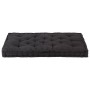 Cojín para palés algodón negro 120x80x10 cm en Decoración | Comprar online en Foru.es